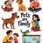 Family Life & Relationships - Sticker Sheet v10